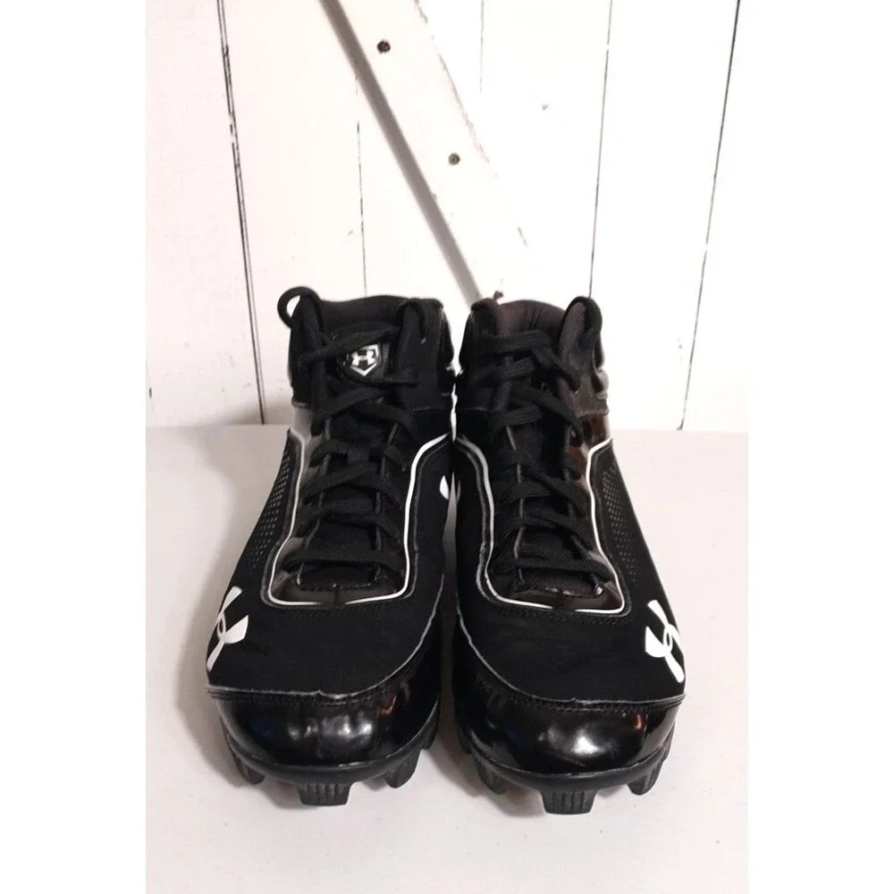 Under Armor Black Baseball Cleats, Men's Size 11.5 Med